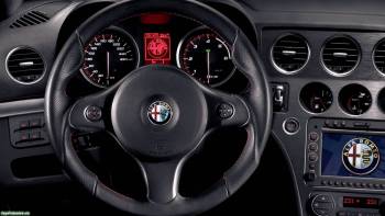 Alfa Romeo обои на рабочий стол, обои Alfa Romeo, , авто, руль, приборная доска, торпеда, салон, кожаный, Alfa Romeo