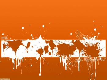 Оранжевые абстрактные обои 1600х1200, , оранжевый, клякса, брызги, краска, абстракция