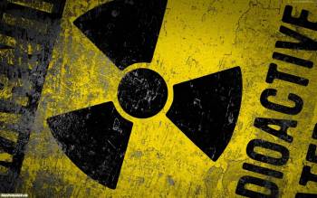 Знак радиоактивной опасности - обои, обои 1680х1050, , знак, опасность, радиоактивность
