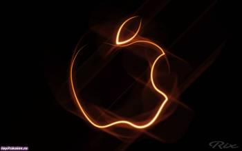 Стильные темные обои Apple - широкоформатные обои Apple, , Apple, стиль, темный