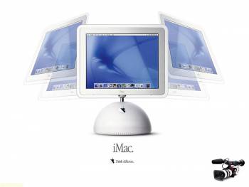 Креативные белые обои 1600х1200 пикселей iMac, , iMac, компьютер