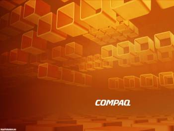 Стильные обои на рабочий стол Compaq, обои 1600х1200, , COMPAQ, технологии, абстракция, оранжевый