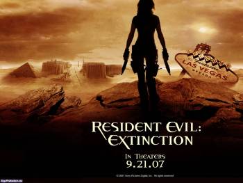 Обои к фильму Resident Evil: Extinction, , Resident Evil: Extinction