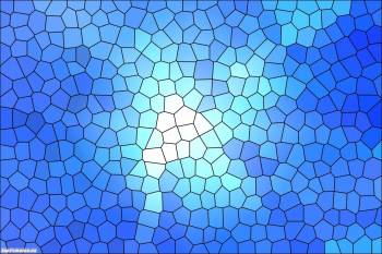 Абстрактная мозаика в голубых тонах, , мозаика, голубой, абстракция