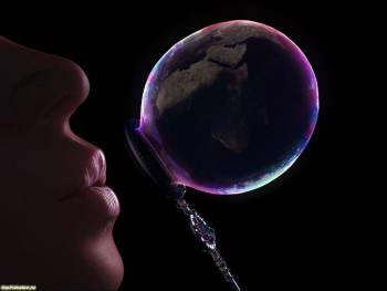 Мыльный пузырь - обои для рабочего стола, , пузырь, губы, мир