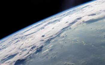 Широкоформатные обои: вид на Землю из космоса, , космос, высота, атмосфера, планета, земля