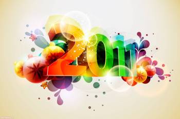 Красивые новогодние обои 2011, обои на Новый год 2011, , Новый год, 2011, цифры