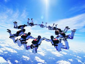 Спортивные обои: прыжки с парашютом, экстремальный спорт, , спорт, прыжок, парашют, экстрим, полет, высота, небо