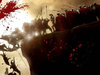 300 спартанцев обои, обои из фильма 300 спартанцев, , 300, кровь, спарта, 300 спартанцев, кино, атака, фильм, копья, воины, обрыв, мрачный, падение, смерть, бой, схватка