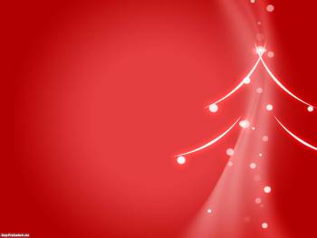Красные новогодние обои с елкой, , ель, Новый год, 2011, праздник, красный