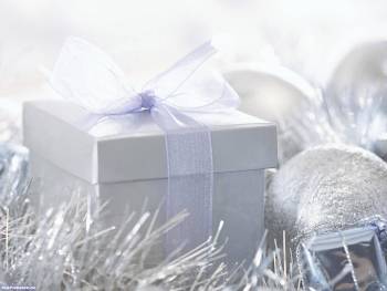 Новые новогодние обои — подарки и украшения, , Новый год, подарок, шар, мишура