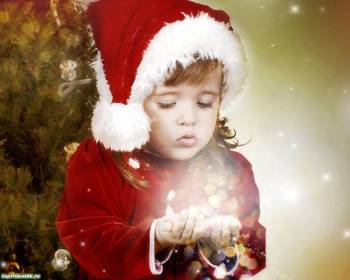 Новогоднее чудо, красивы новогодние обои, , мальчик, чудо, праздник, Новый год, елка