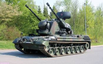 Гепард - обои ПВО на рабочий стол, , ПВО, 35 мм, пушка, танк, гепард