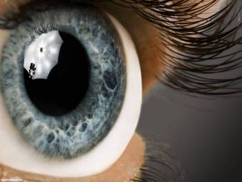 Женский глаз - обои с глазами на рабочий стол, , глаз, ресницы, зрачок