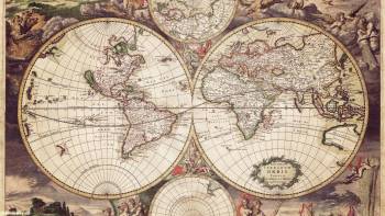 Древняя карта мира, , карта, древний, глобус
