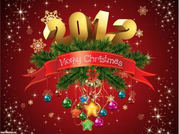Веселего Нового года! Новый год 2012 обои, , 2012, Новый год, Новый год 2012