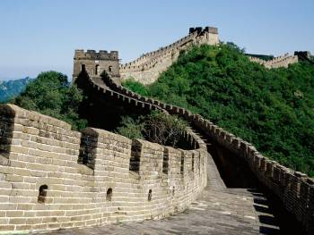 Скачать обои Великая китайская стена 1600x1200 пикселей, , Великая китайская стена, Китай, 1600x1200, бойницы
