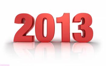 Белые новогодние обои с 2013 годом, Цыфры в 3D 2013 год змеи, 2013, 3D, Новый год, праздник, настроение