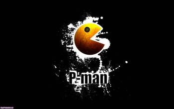 Пакмен обои, Pacman старые игры, брызги, пакмэн, Pacman