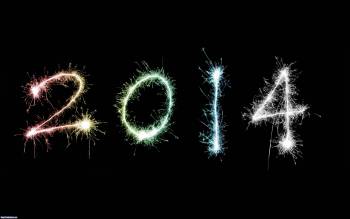 Обои Искрящийся Новый год 2014, , 2014, Новый год, праздник, искы