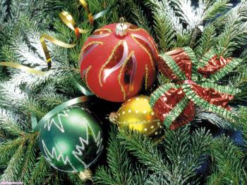 Елочные украшения для новогодней елки, , елка, новый год, зима, игрушки, снег
